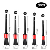 5 τμχ Καθαριστικό αυτοκινήτου Βούρτσα μαλακής λεπτομέρειας Εργαλεία καθαρισμού εσωτερικών χώρων αυτοκινήτου Αξεσουάρ βούρτσας καθαρισμού εξόδου αέρα κλιματιστικού