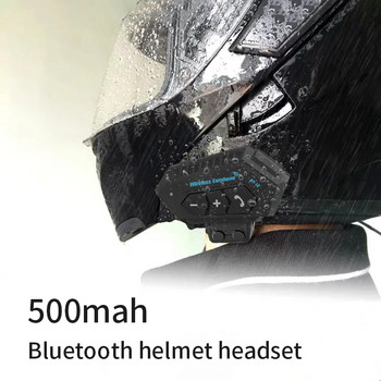 BT12 Moto Helmet Headset bluetooth Wireless Noise cancel Hands Free BT V4.2 Слушалки Handsfree с микрофон за мотоциклет