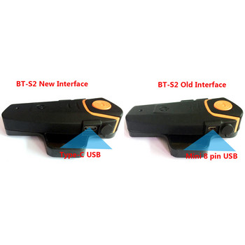 Ηχείο μικροφώνου USB Type-C για BT-S2 BT-S3 Μοτοσικλέτα Bluetooth ενδοεπικοινωνία ακουστικά Θυροτηλέφωνο για ανοιχτό κράνος Κράνος Full Face