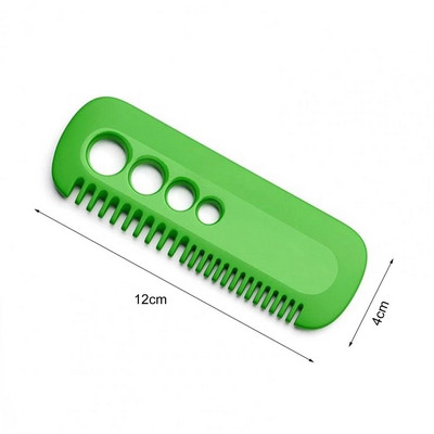 Curățător de frunze de legume Mini decojit de mână de calitate alimentară cu 4 găuri Instrument de curățat legume multifuncționale Instrumente de tăiat legume