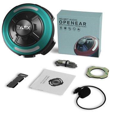 Căști pentru cască de motocicletă OPENEAR E50 cu 380 mAh timp de lucru 8 ore, căști pentru cască Bluetooth 5.0 pentru motociclete