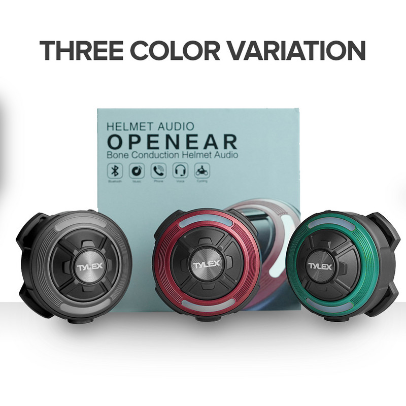 Căști pentru cască de motocicletă OPENEAR E50 cu 380 mAh timp de lucru 8 ore, căști pentru cască Bluetooth 5.0 pentru motociclete