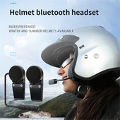 Noul căști Bluetooth Q7 anti-interferență pentru cască de motocicletă Căști mâini libere Căști pentru cască de motocicletă 900 mah