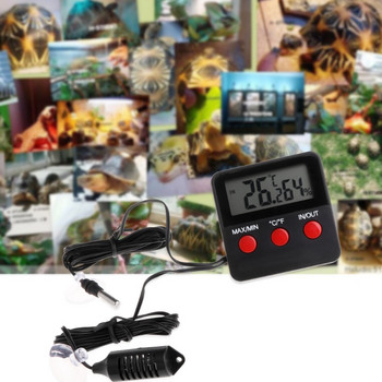 Reptile Electronic Terrarium Hygrometer Digital Humidity Monitor για Pet