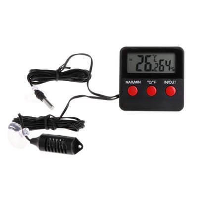 Higrometru electronic pentru terariu pentru reptile Monitor digital de umiditate pentru animale de companie