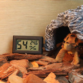 Mini termometras Higrometras Naminių gyvūnėlių roplių gaminys Žuvų rezervuaras Įterptas mini elektroninis skaitmeninis ekranas