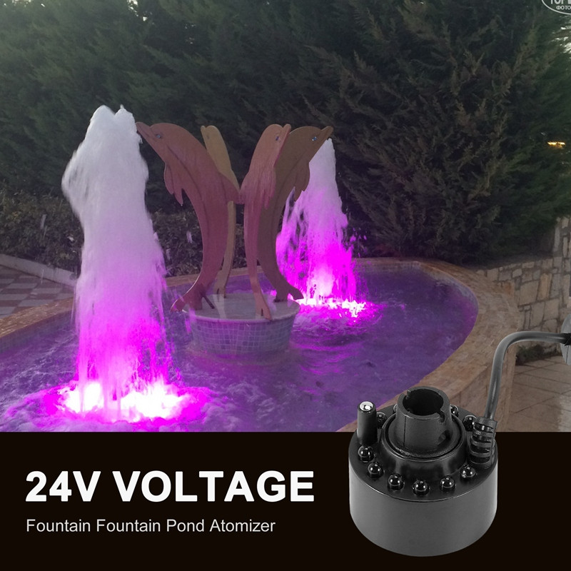 Producător de ceață, Fântână interioară Mister Foggers, Atomizator de aparat de ceață pentru iaz mic, umidificator de aer pentru Halloween, Crăciun