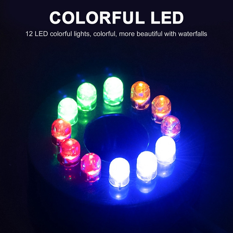 Producător de ceață, Fântână interioară Mister Foggers, Atomizator de aparat de ceață pentru iaz mic, umidificator de aer pentru Halloween, Crăciun