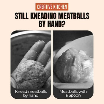 Creative Kitchen Triple Meatball Maker Meat Ball Maker Plastic Convenient Meat Ball Mold Home DIY Χρήσιμα σετ μπάλες κεφτεδάκια