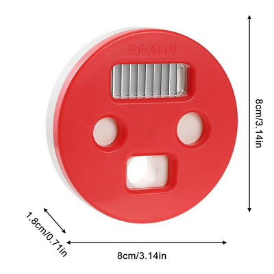 Răzătoare pentru fasole ascuțită Răzătoare de fasole verde Tăiător pentru fructe și legume Răzătoare de coajă pentru îndepărtarea fasolei grean Dispozitive universale de bucătărie pentru acasă