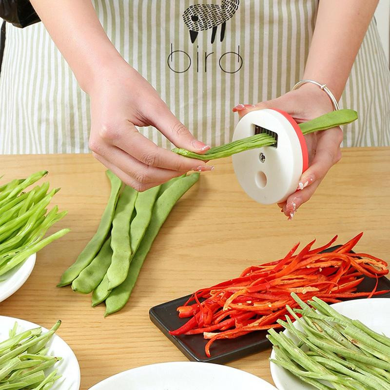 Răzătoare pentru fasole ascuțită Răzătoare de fasole verde Tăiător pentru fructe și legume Răzătoare de coajă pentru îndepărtarea fasolei grean Dispozitive universale de bucătărie pentru acasă