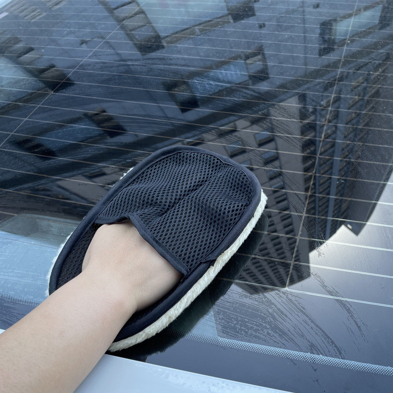 Μαλλί για στυλ αυτοκινήτου Μαλακά γάντια πλυσίματος αυτοκινήτου Βούρτσα καθαρισμού Προϊόντα περιποίησης πλυντηρίου μοτοσικλετών