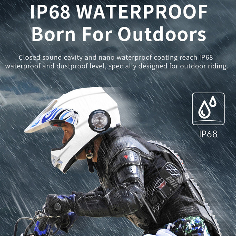 Motociklo Bluetooth šalmas ausinės Bone Conduction Stereo garsiakalbis Ausinės Belaidės IP68 Neperšlampamos ausinės visiems šalmams