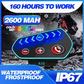 2022 m. A10 motociklo šalmas, belaidė ausinė