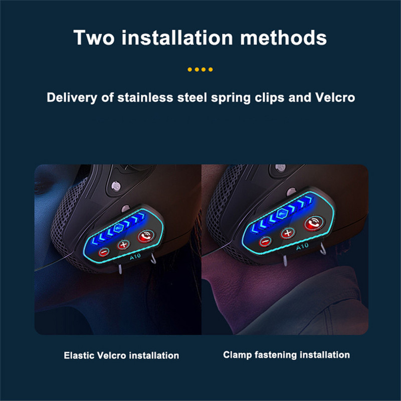 2022 m. A10 motociklo šalmas, belaidė ausinė