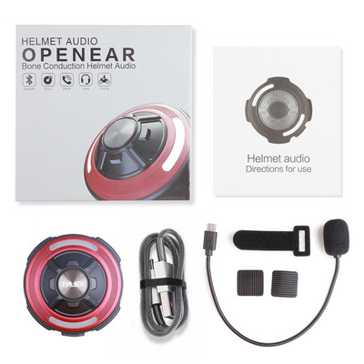 Cască de conducție osoasă Bluetooth pentru motociclete Căști Difuzor stereo Căști fără fir IP68 Căști sport rezistente la apă