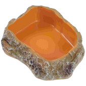 Hüllő terrárium konténer lánctalpas kisállat etető edény tányér vizes tál akváriumi féreg táplálékgyanta kőetető