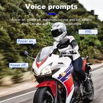 Bluetooth мотоциклетна каска Слушалки Безжична BT5.2 Стерео слушалка за каране Поддръжка на високоговорител Автоматичен отговор Хендсфри разговор Микрофон