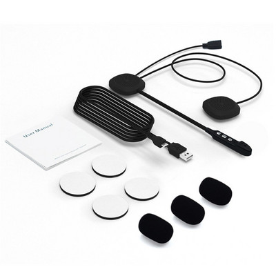 Bluetoothi mootorratta kiiver peakomplekt juhtmevaba BT5.2 stereokõrvaklapi kõlarite tugi Automaatne vastamine vabakäeseadmega helistamismikrofon