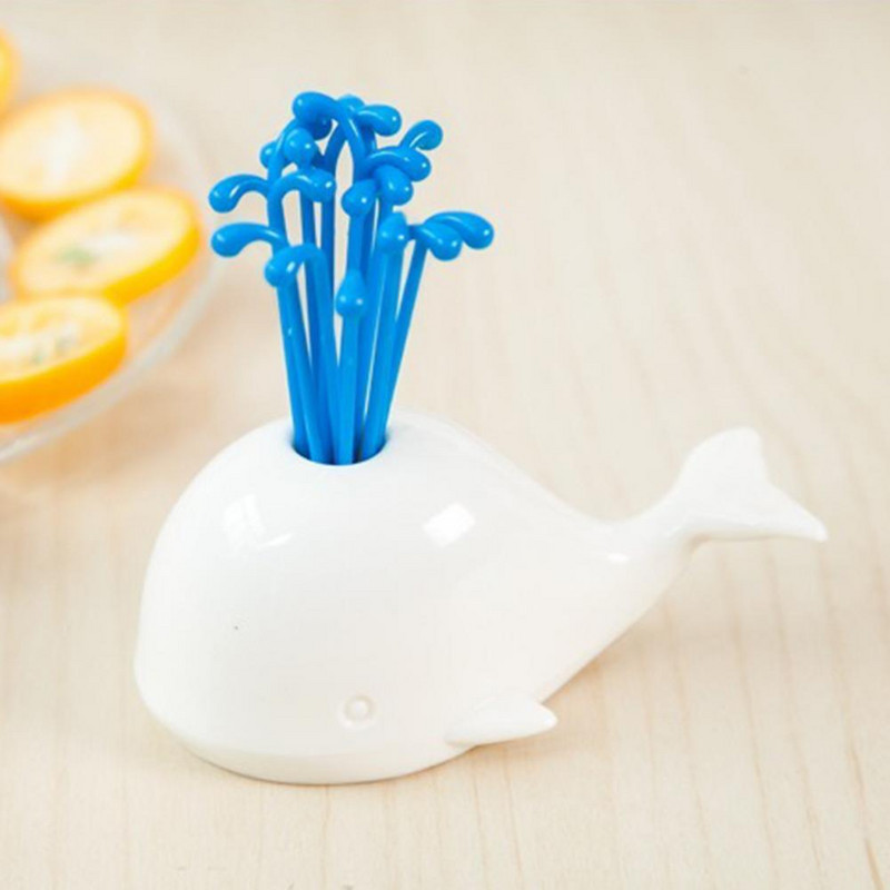 16 tk/komplekti puuviljakahvlid Kvaliteetsed puu-köögiviljatööriistad Puuviljakahvlite kirkad Multifunktsionaalsed puuviljahambaorkid