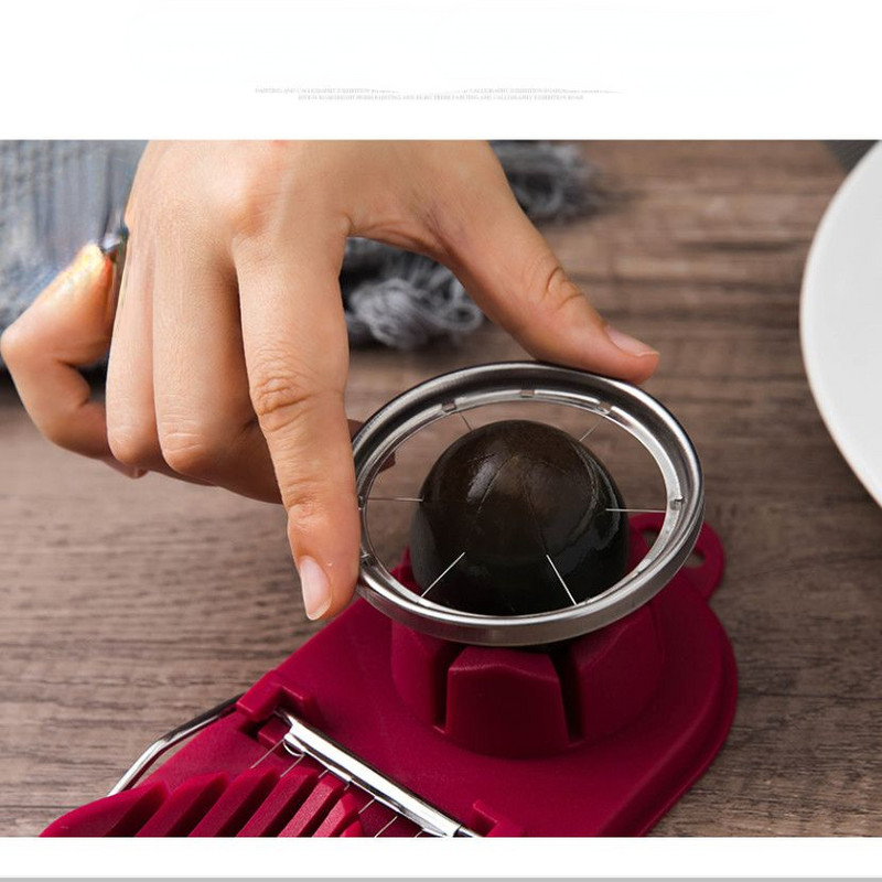 1PC tăietor de ouă artefact bucătărie multifuncțional din oțel inoxidabil tăietor de ouă fantezie Songhua ou conservat petale tăiate despicat