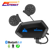 Cască de motocicletă impermeabilă Moto A1 Căști compatibile cu Bluetooth Cască fără fir Mâini libere Cască pentru muzică Apel cu mâini libere