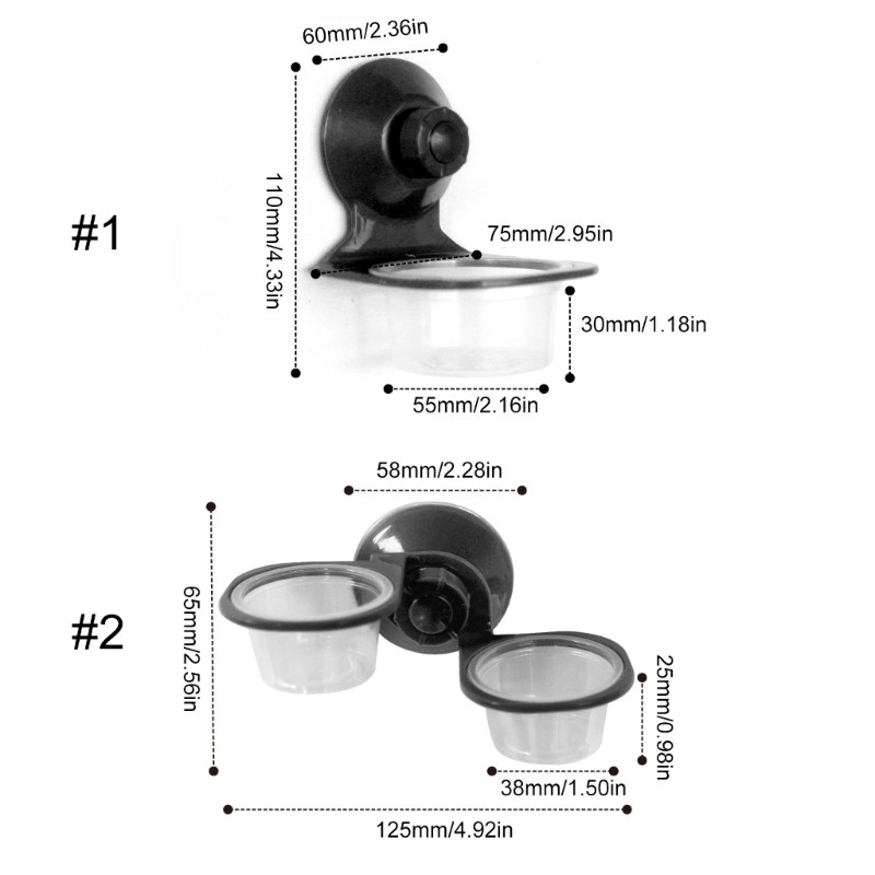 Plastikinis naminių gyvūnėlių roplių vonios praustuvas Daugiafunkcinis papūgos girdyklos baseinas, didelės talpos narve pakabinamas tiektuvas