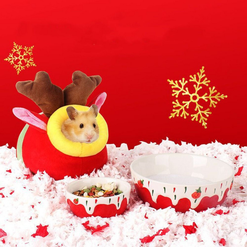 Hrănirea ariciului dihorului din ceramică gerbil chinchilla hamster castron băutor de apă mâncare vas accesorii pentru animale de companie