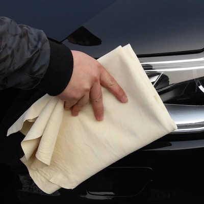 Нередовна нова кърпа за почистване на кола от дива кожа Микрофибърна абсорбираща кърпа за пране Автогрижа Инструменти за оформяне