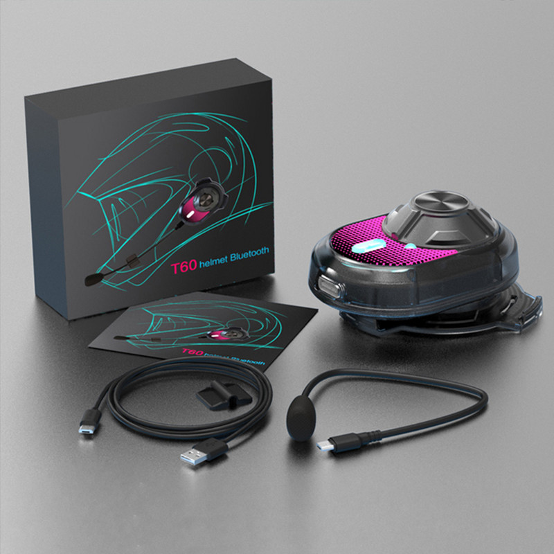 OPENEAR T60 motociklo šalmas „Bluetooth“ ausinės „Bone Conduction“ belaidės ausinės ausinės su mikrofono šalmo garsiakalbiu