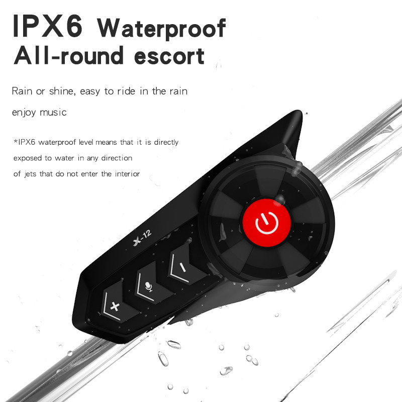 Motociklistička kaciga Bluetooth slušalica Moto Vodootporna Bežična Handsfree Glazba Zvučnik Automatski odgovor Stereo Za vozače utrka Skijanje