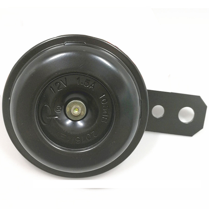 Kit claxon universal pentru motociclete Semnal de aer 12v 1.5A 105db Difuzoare rotunde cu claxon tare rezistente la apă pentru scooter, ciclomotor, Dirt Bike ATV