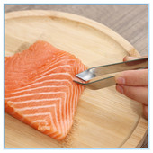 1 buc. Pensete plate pentru pește pentru îndepărtarea oaselor. Pensetă din oțel inoxidabil pentru pescuit.