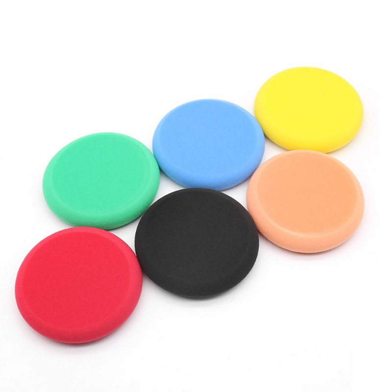 Burete aplicator de ceară OZN Ceară de înaltă densitate Burete de buzunar din microfibră rotund pentru îngrijirea mașinii