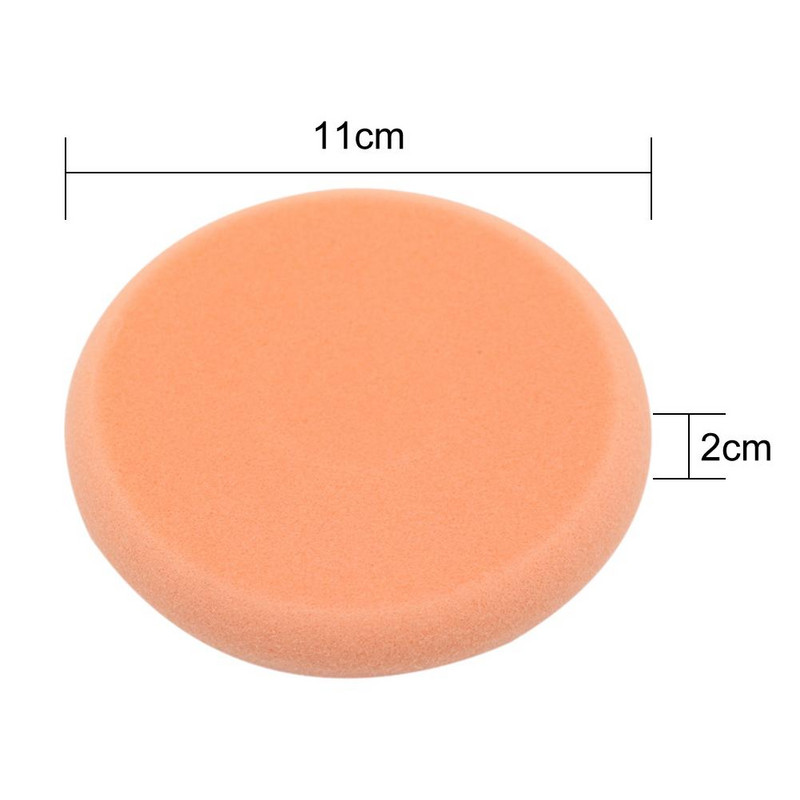 Burete aplicator de ceară OZN Ceară de înaltă densitate Burete de buzunar din microfibră rotund pentru îngrijirea mașinii