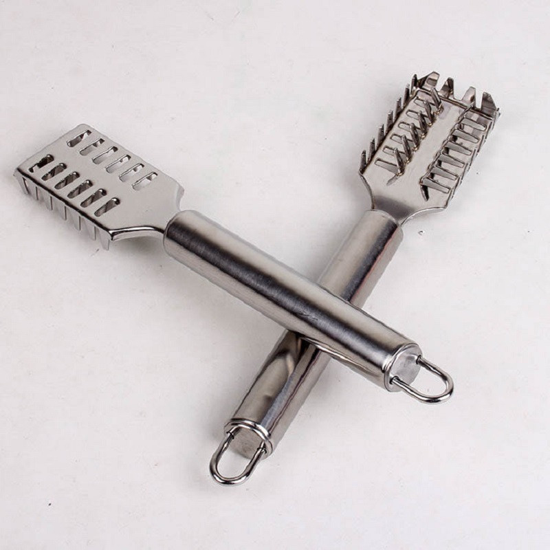 Žuvies odos šepetėlis gramdantis Žvejybos žvynų šepetys trintuvės Virtuvės įrankiai Greitas pašalinimas Žuvies peilis Valomas Skustukas Jūros gėrybių įrankiai