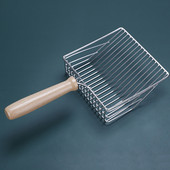 Didelio dydžio nerūdijančio plieno kačių kraiko kastuvas Kačių mėšlo kastuvas Roplių smėlio kastuvas tinklelis mėšlo šaukštas naminių gyvūnėlių valymo įrankiai