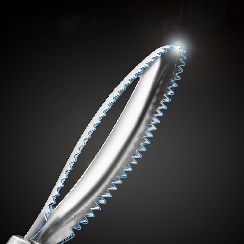 Nerūdijančios žuvies žvynai Gramdymo tarkas Greitas valiklis Nuimkite odos šepetėlį Valymas Lukštenas grandiklis kaulo žvyneliais Žnyplės pincetas įrankis