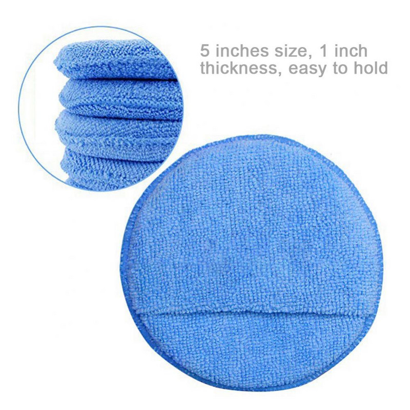 Στιλβωτικό Pad Polisher Wool Waxing 5Pcs 5 Inch Sponge Buffer Pad for Car Machine Buffing Pads Care Paint