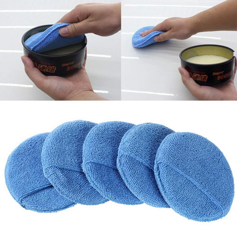 Στιλβωτικό Pad Polisher Wool Waxing 5Pcs 5 Inch Sponge Buffer Pad for Car Machine Buffing Pads Care Paint