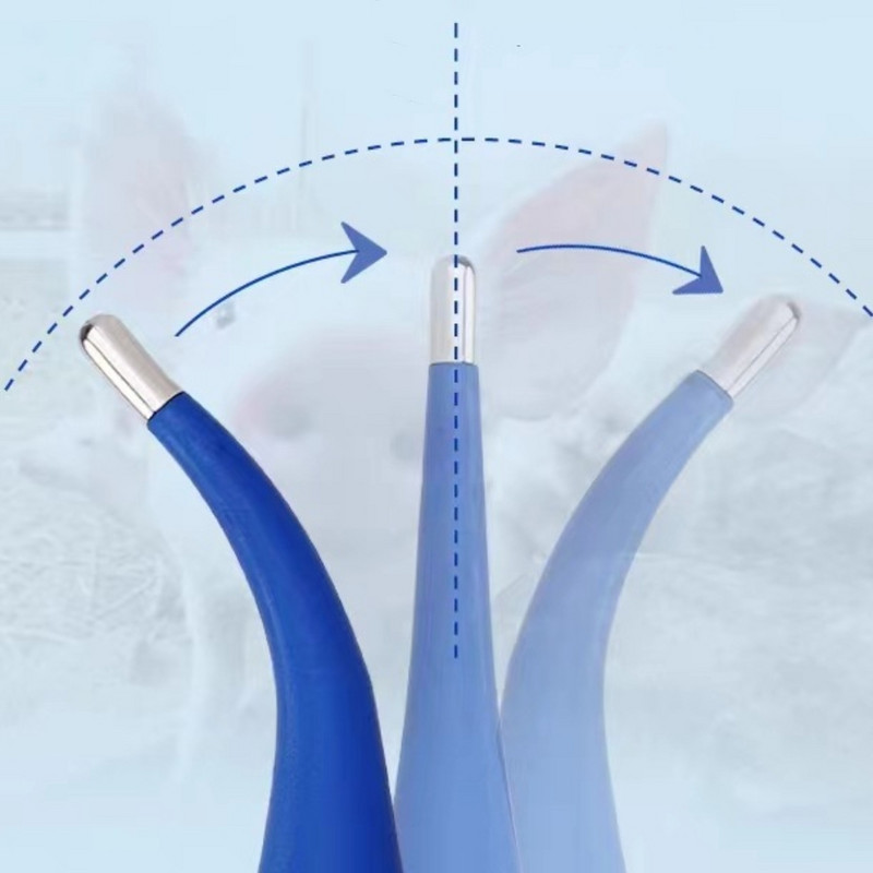 Profesionalus LED ūkio elektroninis termometras, minkšta galvutė, vandeniui atspari veterinarinė įranga, saugus naminiams gyvūnėliams greitas medicininis įrankis