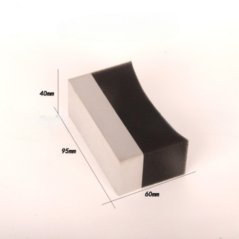 Voskanje guma u obliku slova U Instrument za glaziranje guma Plastična glazura Spužvasti blok za moj automobil Accesoir Voiture