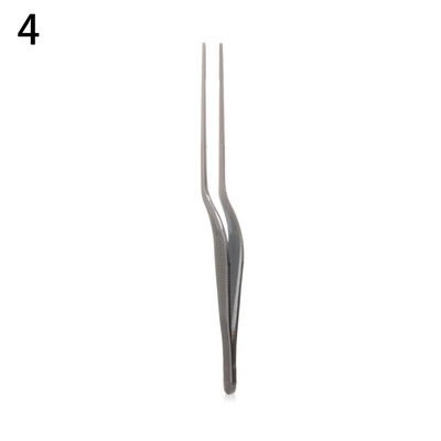 1vnt. 14 cm nerūdijančio plieno pincetas, virėjas maisto pincetas, kepsninė, kepsninės žnyplės, patiekimas, pristatymas, virtuvės įrankiai, gaminimas