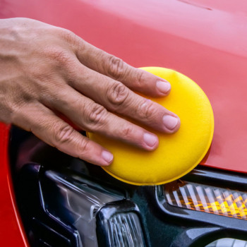 5PCS Car Waxing Polish Foam Sponge Detailing Applicator Pad за Volvo XC60 V40 S60 V50 V60 V70 S40 S80
