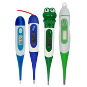 Veterinarinis elektroninis termometras LCD ekranas Minkštos galvos termometras su NTC jutikliu kiaulių šunų galvijai avis katė