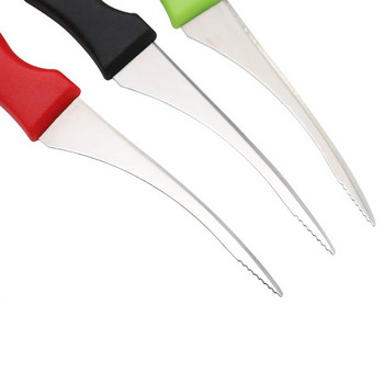 1 τεμ. συρμάτινο μαχαίρι γαρίδας από ανοξείδωτο ατσάλι Εργαλείο κουζίνας Εργαλεία Θαλασσινών Εργαλεία PP Χειρολαβής 3 Χρώματα Φορητό καθαριστικό γραμμής γαρίδας