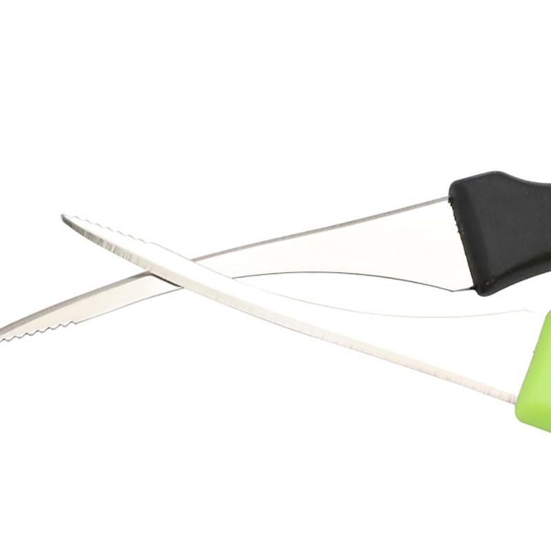 1 vnt nerūdijančio plieno krevečių vielos peilis virtuvės įrankis jūros gėrybių įrankiai PP rankena 3 spalvų nešiojamas krevečių linijos valiklis