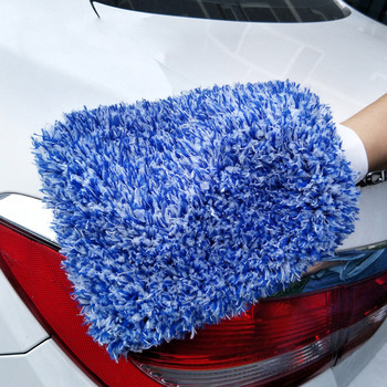 Auto Wash Μαλακό Απορροφητικό Γάντι Υψηλής Πυκνότητας Εξαιρετικά Μαλακό Μικροΐνες Auto Detailing Σφουγγάρι Λούτρινο Γάντι Πετσέτα καθαρισμού αυτοκινήτου