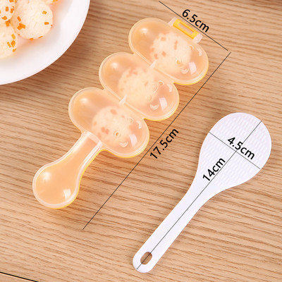 Virtuvės aksesuarai Sušių formelės Trikampio formos Sušių mašinos Formos Sušių Įrankis Onigiri Ryžių kamuolys Bento Mašinos Forma nori