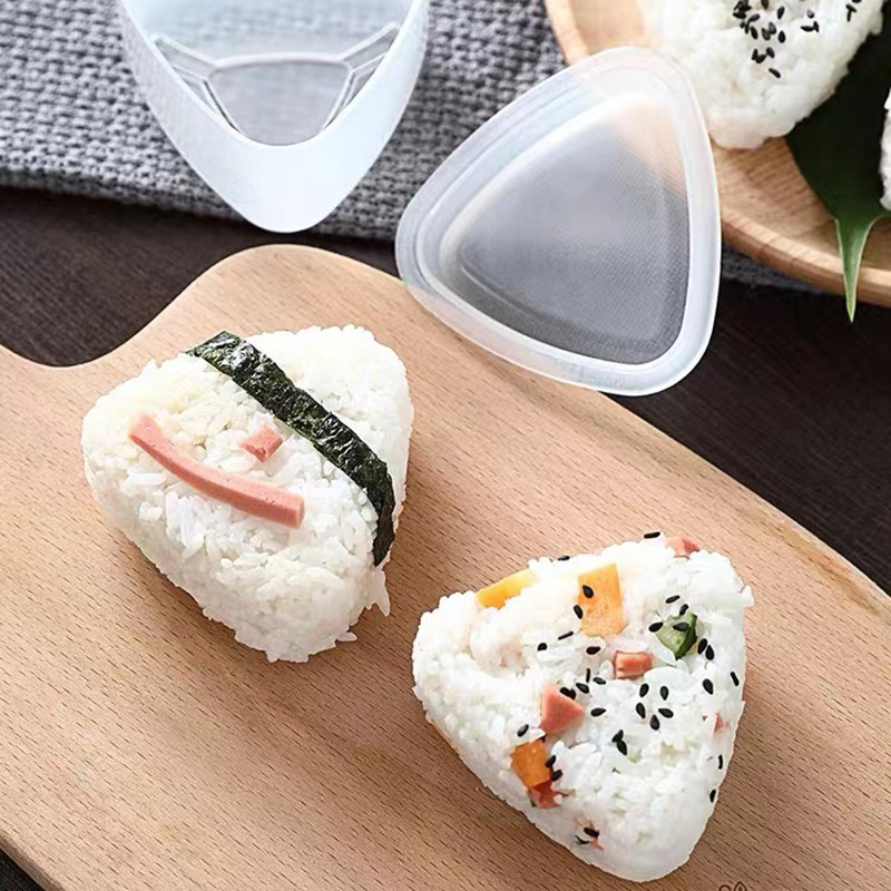 Virtuvės aksesuarai Sušių formelės Trikampio formos Sušių mašinos Formos Sušių Įrankis Onigiri Ryžių kamuolys Bento Mašinos Forma nori